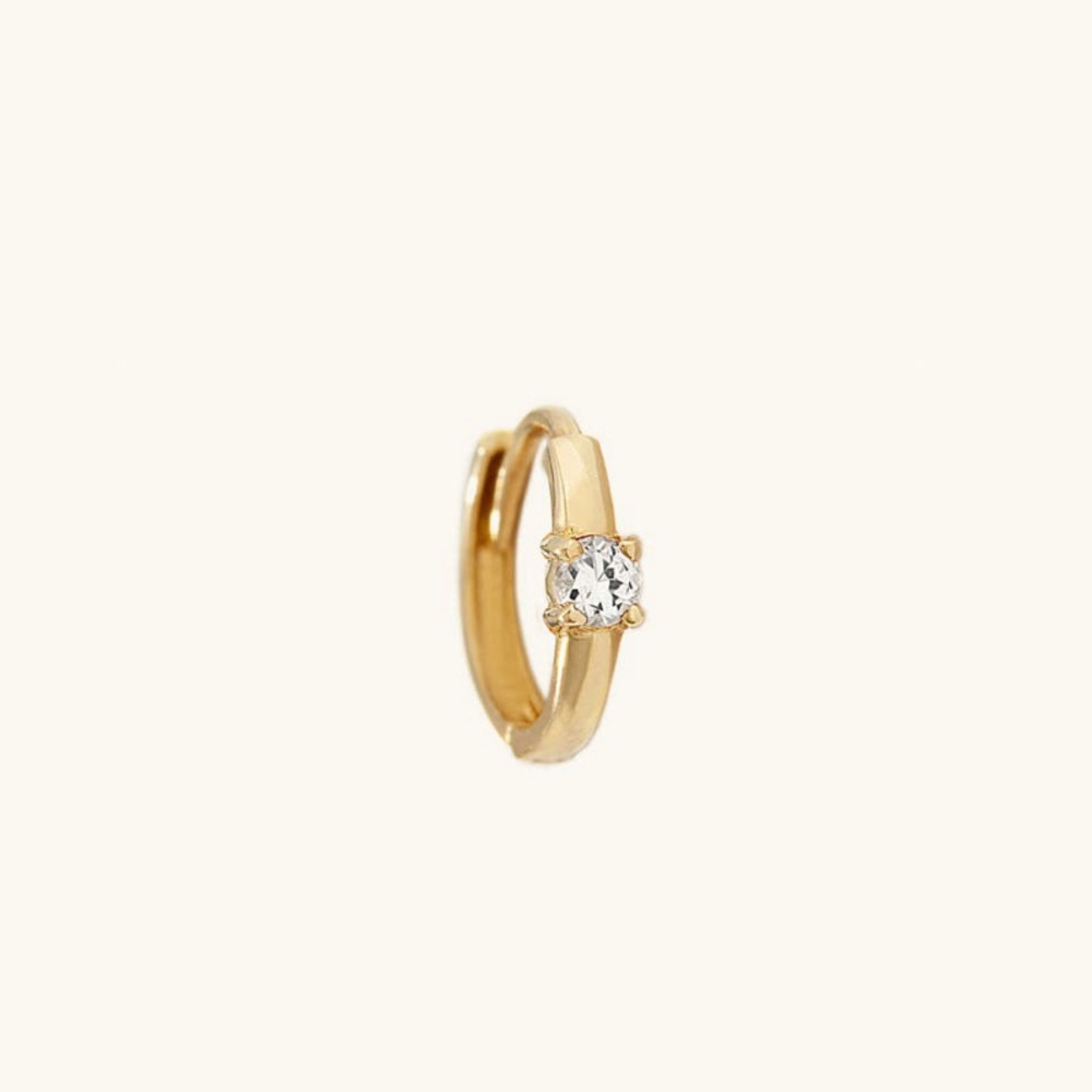Mejuri 14k Mini Hoop